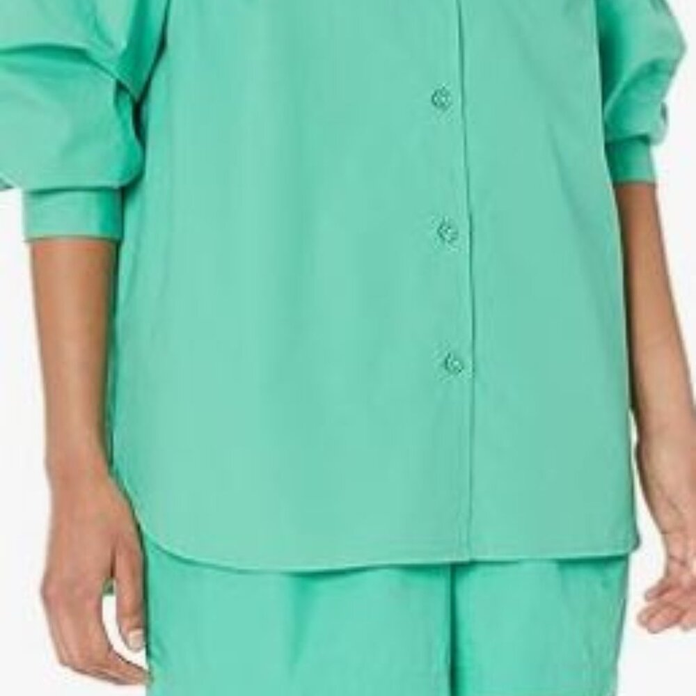 The Drop Women's Kendra Loose Fit Long Shirt